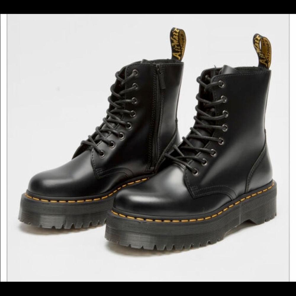 JADON SMOOTH LEATHER PLATFORM BOOTS